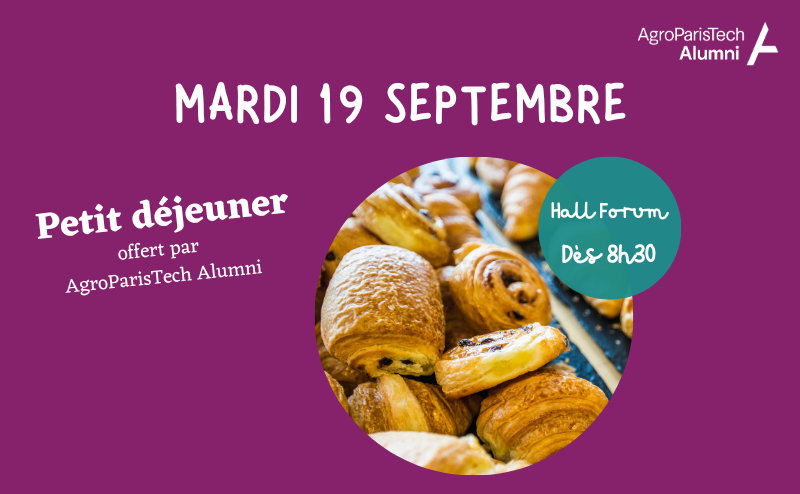 Le petit déjeuner de bienvenue des alumni